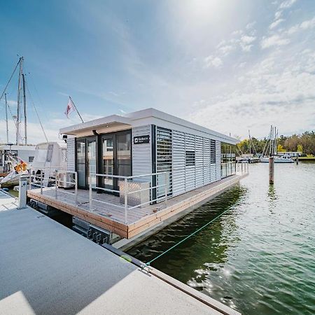 Schwimmendes Ferienhaus "Trinity" Ihr Seahome Auf Der Ostsee Peenemunde Exteriör bild